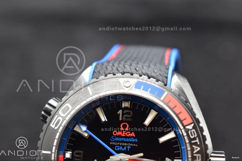 45.5mm Clone VSF Nylon Ocean A8906 Edition Super Planet Ceramic Strap Black on Black Real Best Deep 1:1 1227